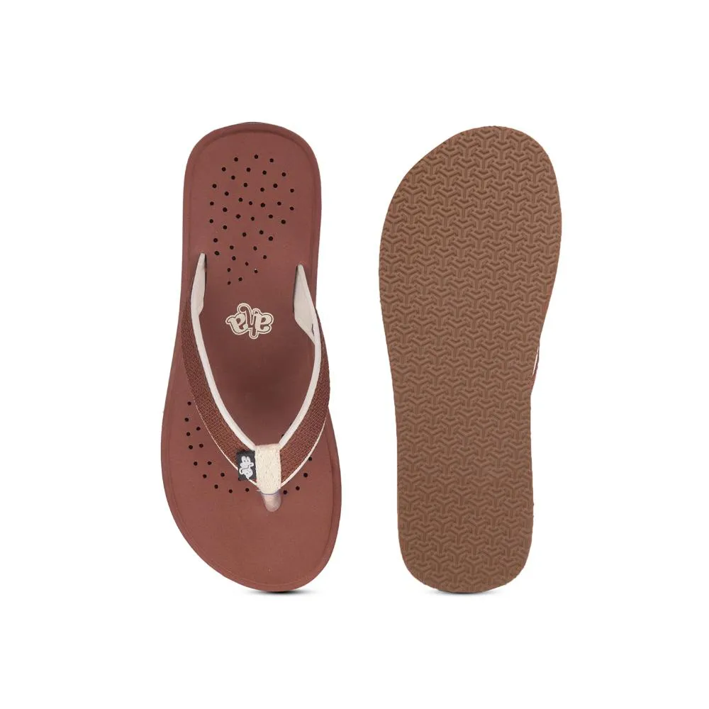 A-HA Casual Brown Flip Flop For Men CFL-1 By Liberty