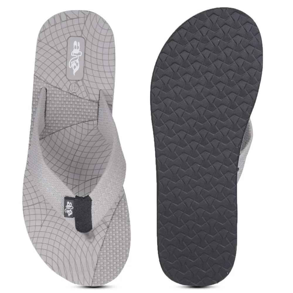 A-HA Casual Grey Flip Flop For Men ORTHO-20 By Liberty