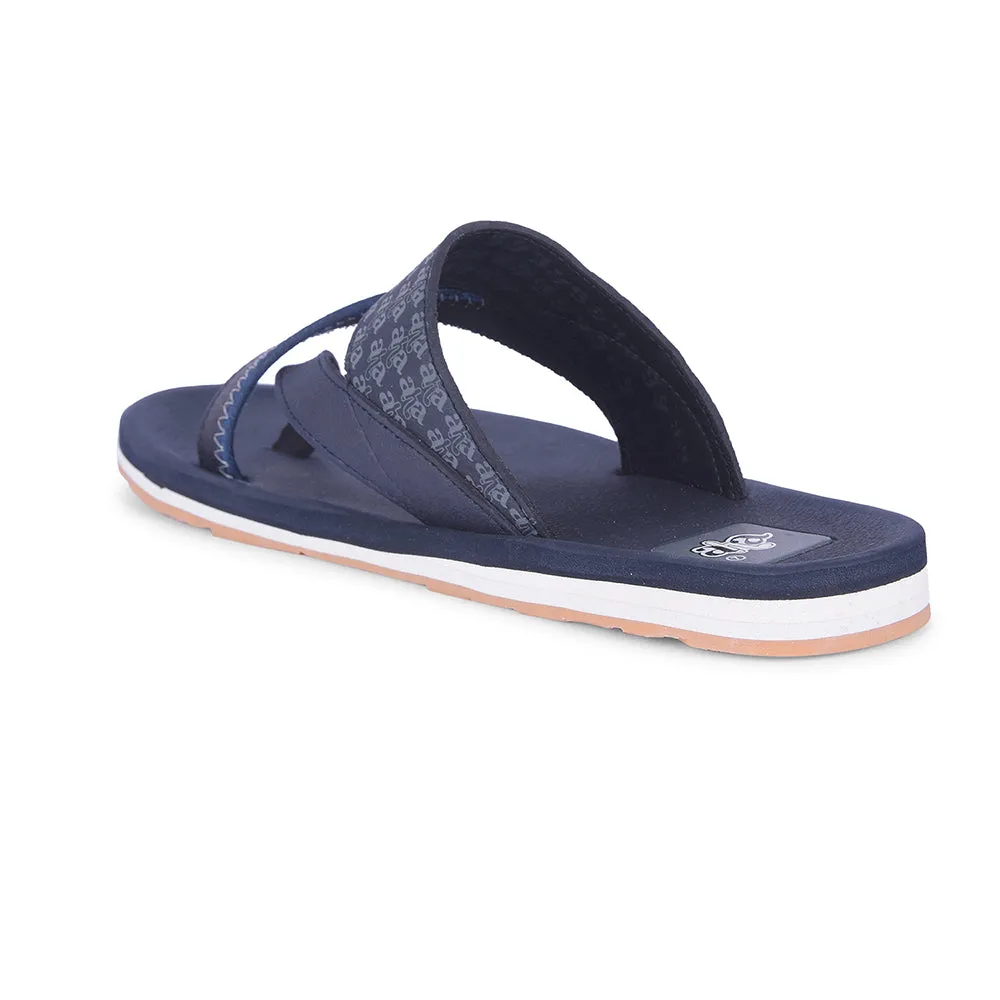 Liberty A-HA ANCO-02 Casual Navy Blue Mens Flip Flops