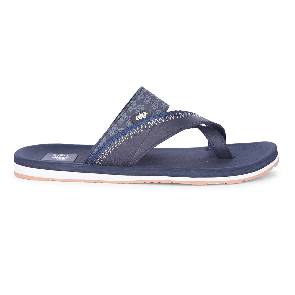 Liberty A-HA ANCO-02 Casual Navy Blue Mens Flip Flops