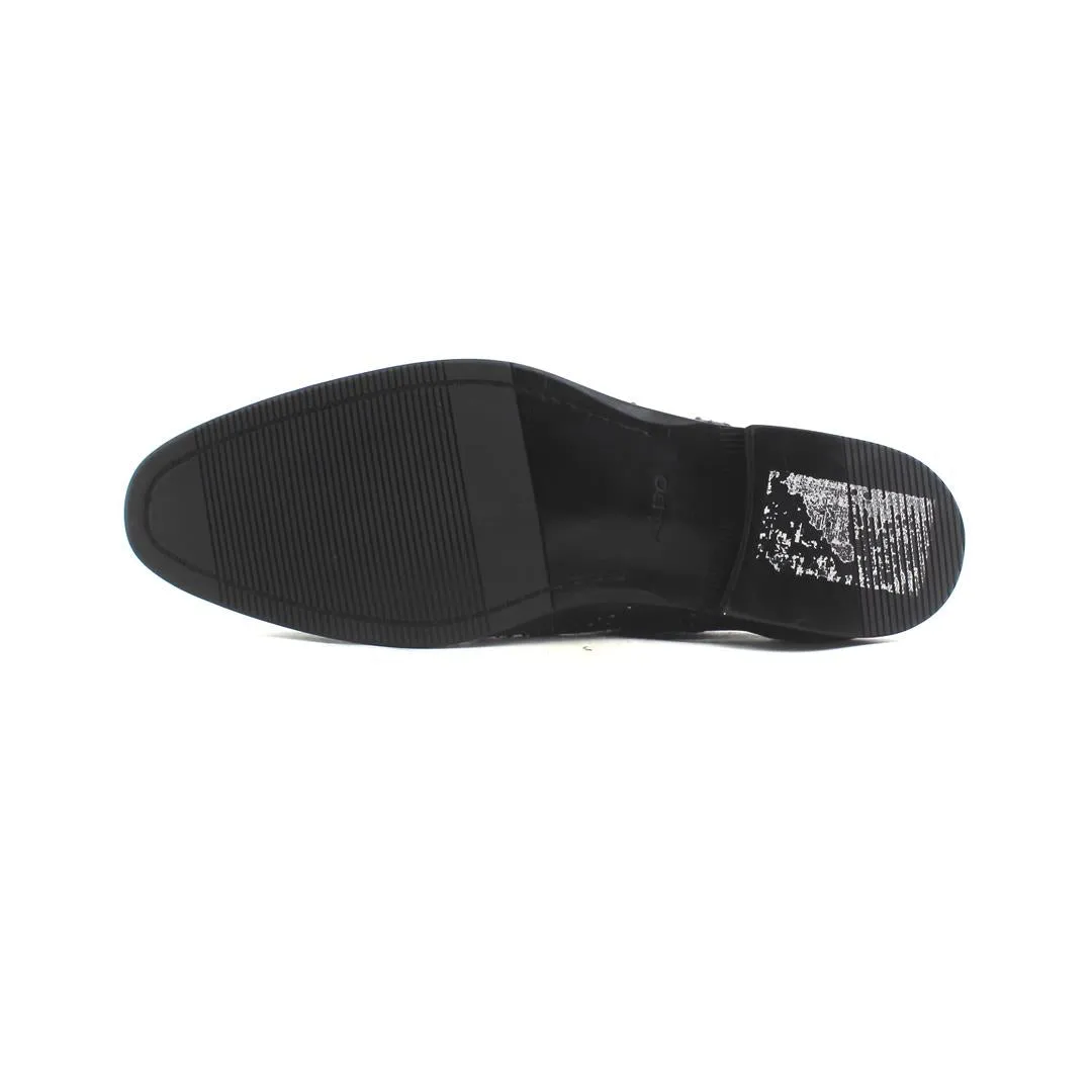 ALDO CRACKLE LEATHER BLACK