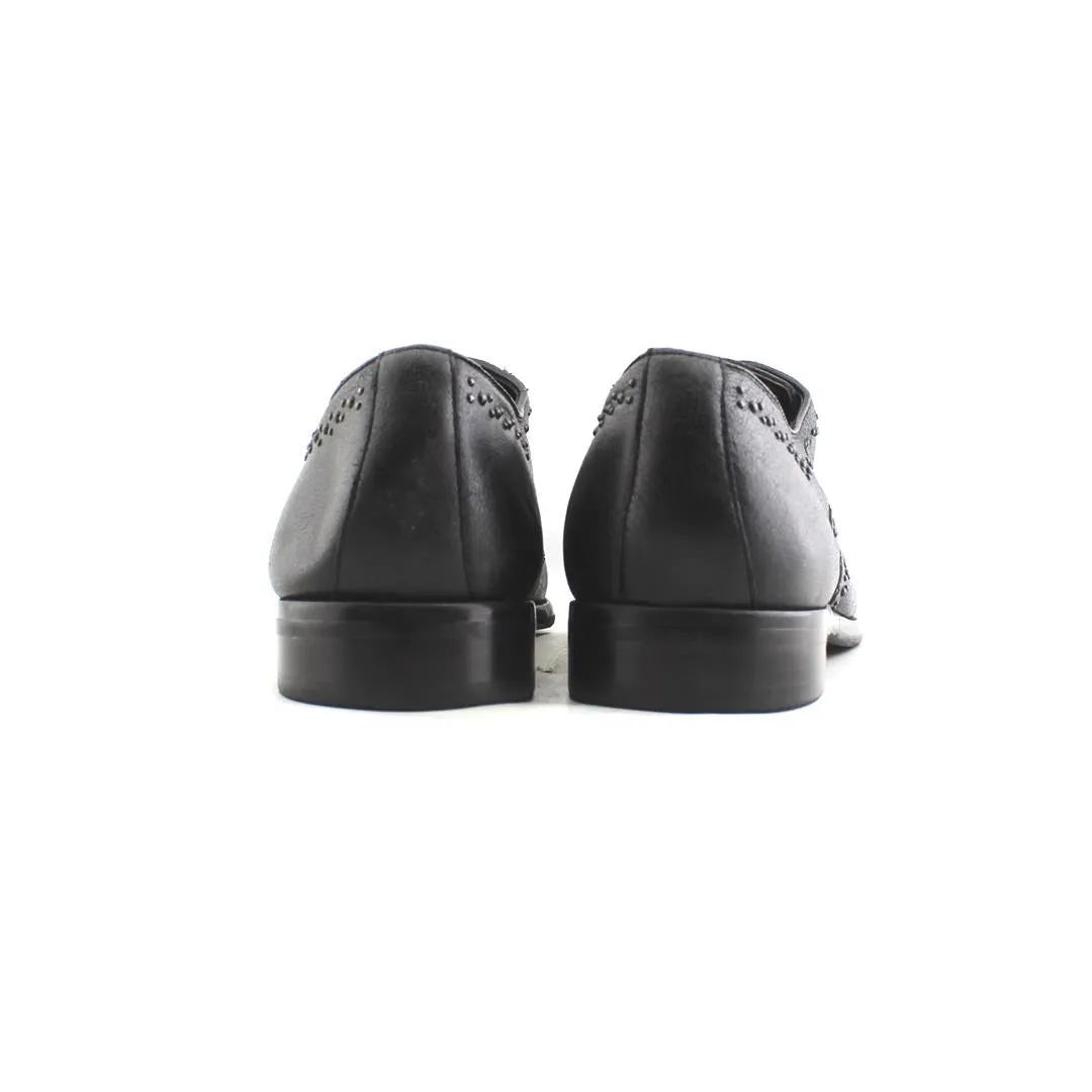 ALDO CRACKLE LEATHER BLACK