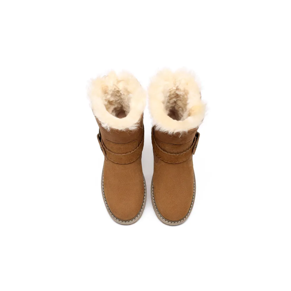 Australian Shepherd Fashion Boots Women Sarah Mid Calf