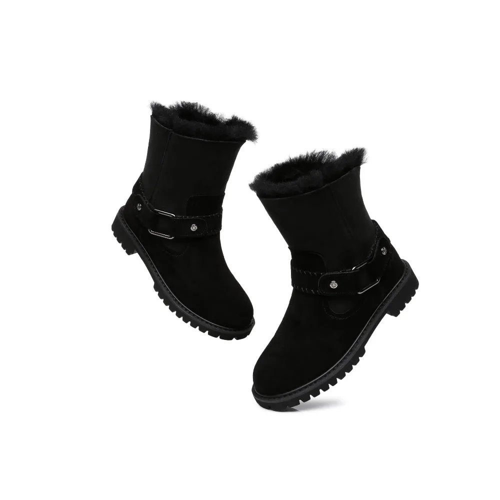 Australian Shepherd Fashion Boots Women Sarah Mid Calf