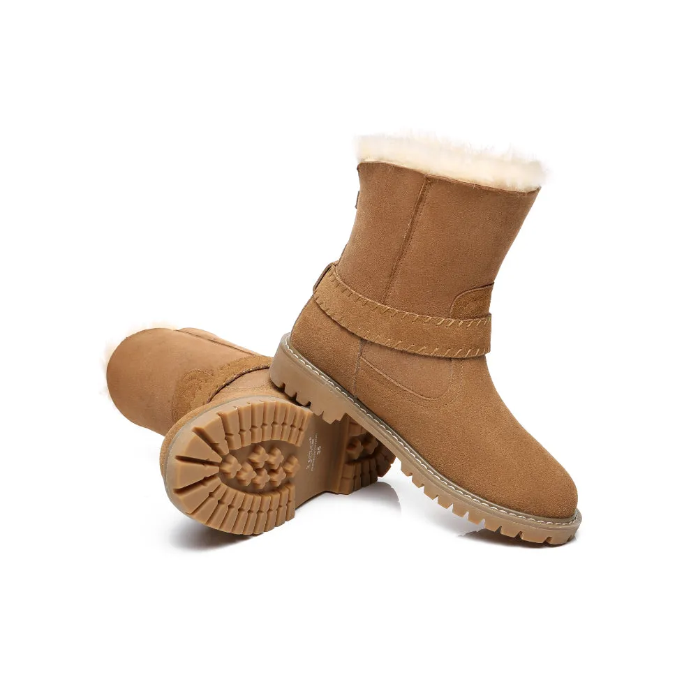 Australian Shepherd Fashion Boots Women Sarah Mid Calf