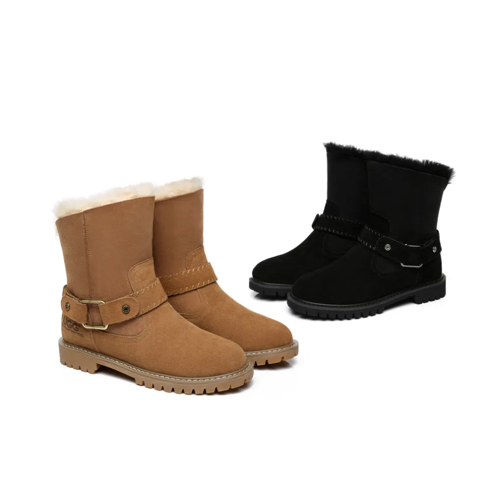 Australian Shepherd Fashion Boots Women Sarah Mid Calf