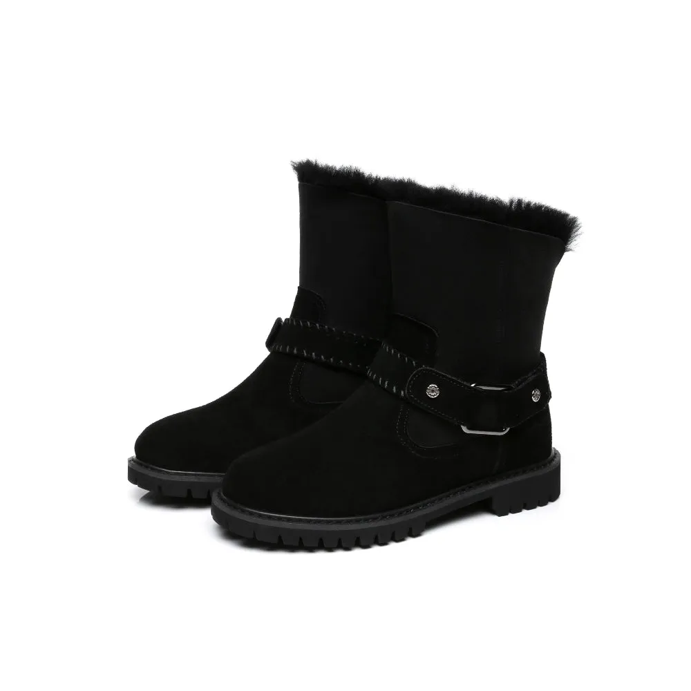 Australian Shepherd Fashion Boots Women Sarah Mid Calf