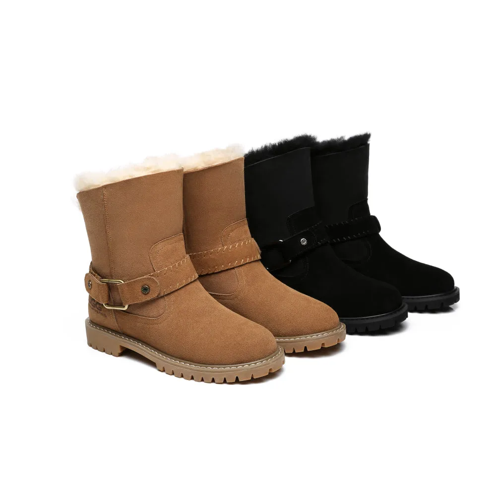 Australian Shepherd Fashion Boots Women Sarah Mid Calf