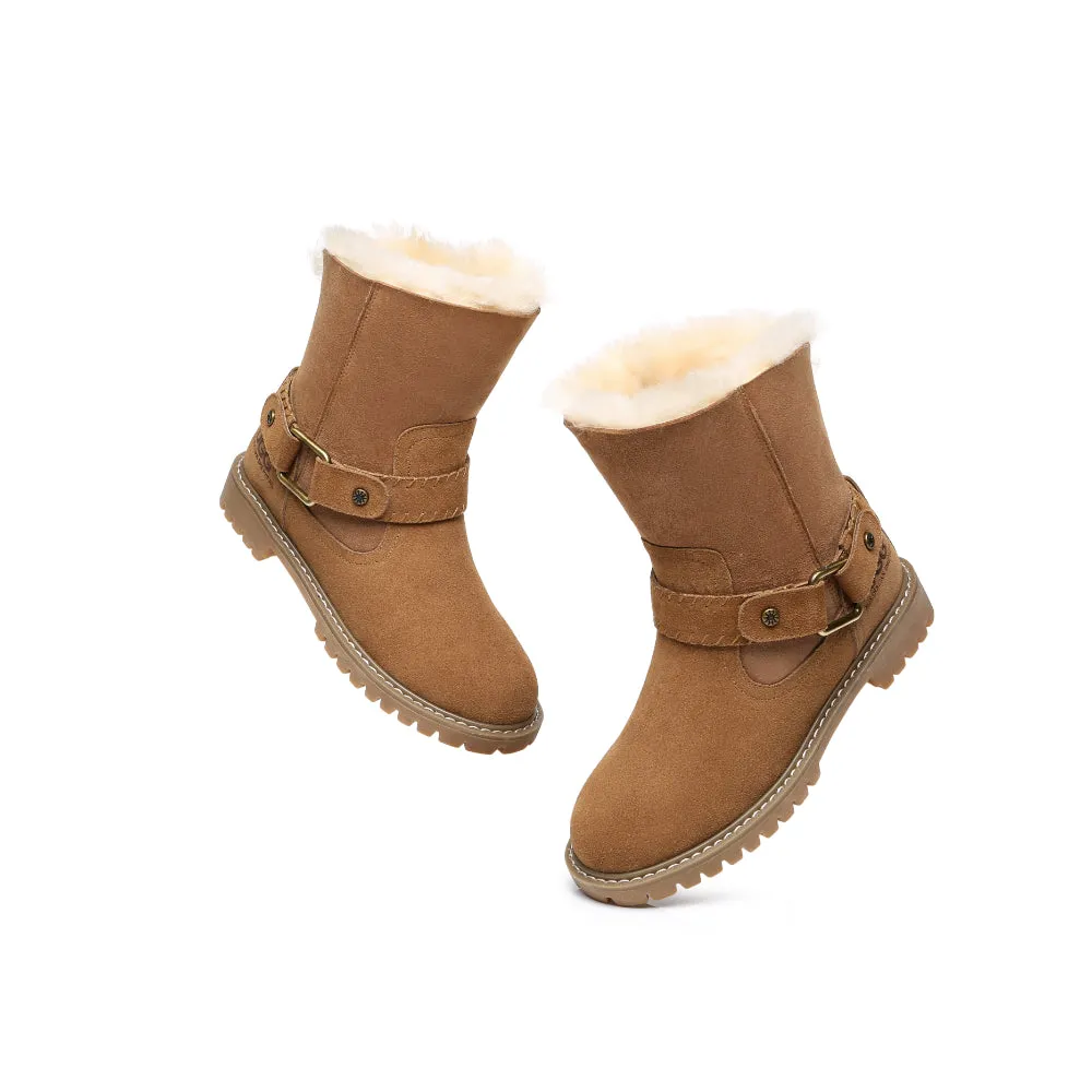 Australian Shepherd Fashion Boots Women Sarah Mid Calf
