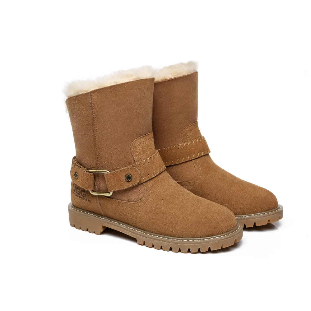Australian Shepherd Fashion Boots Women Sarah Mid Calf