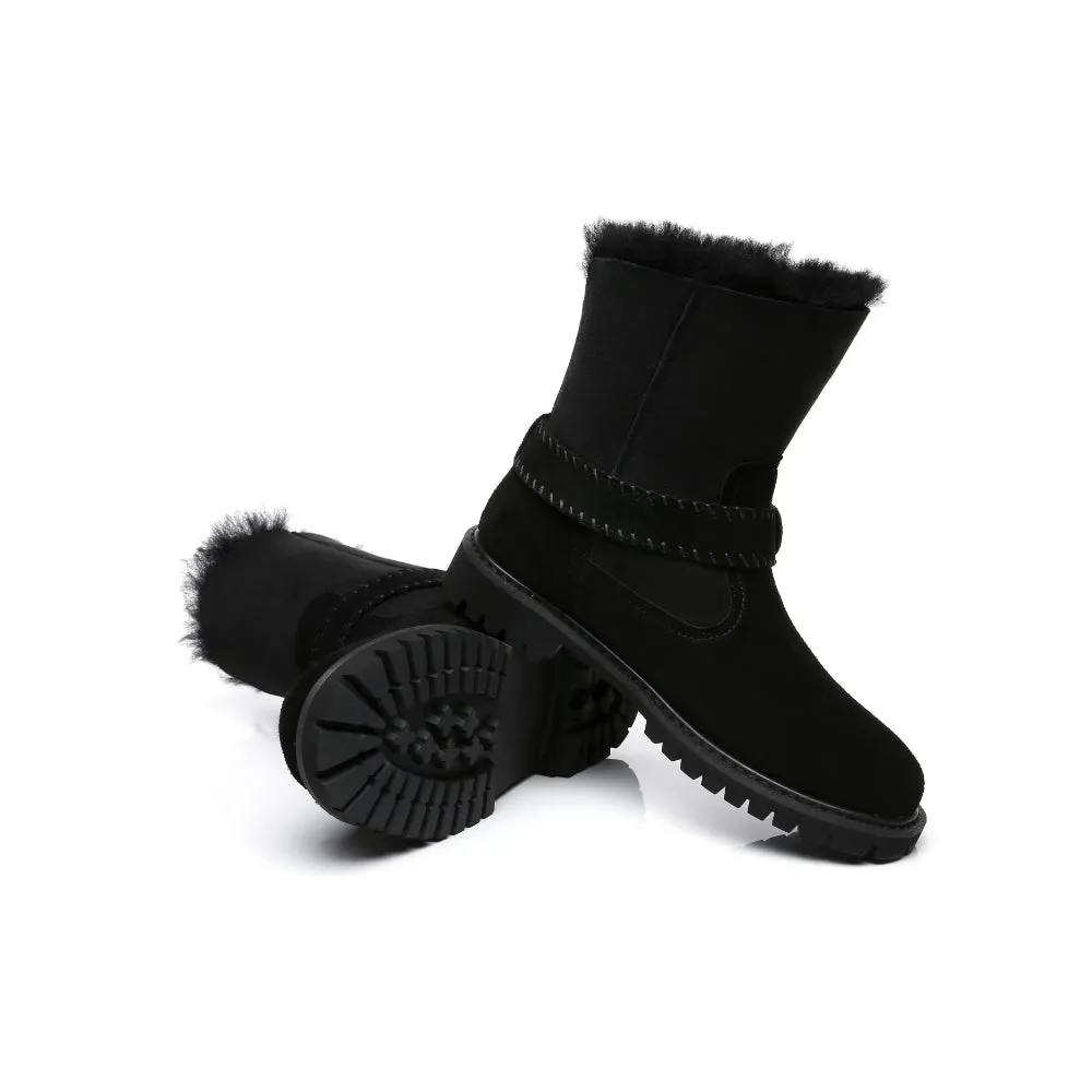 Australian Shepherd Fashion Boots Women Sarah Mid Calf