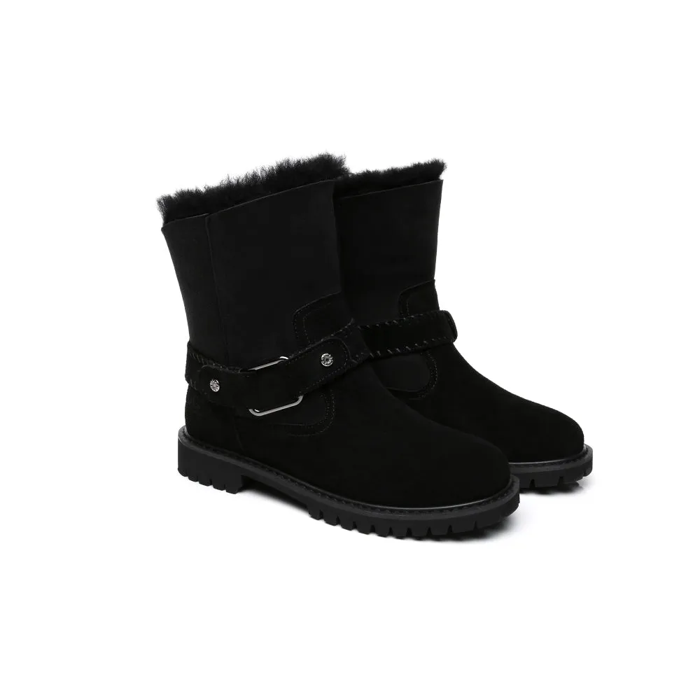 Australian Shepherd Fashion Boots Women Sarah Mid Calf