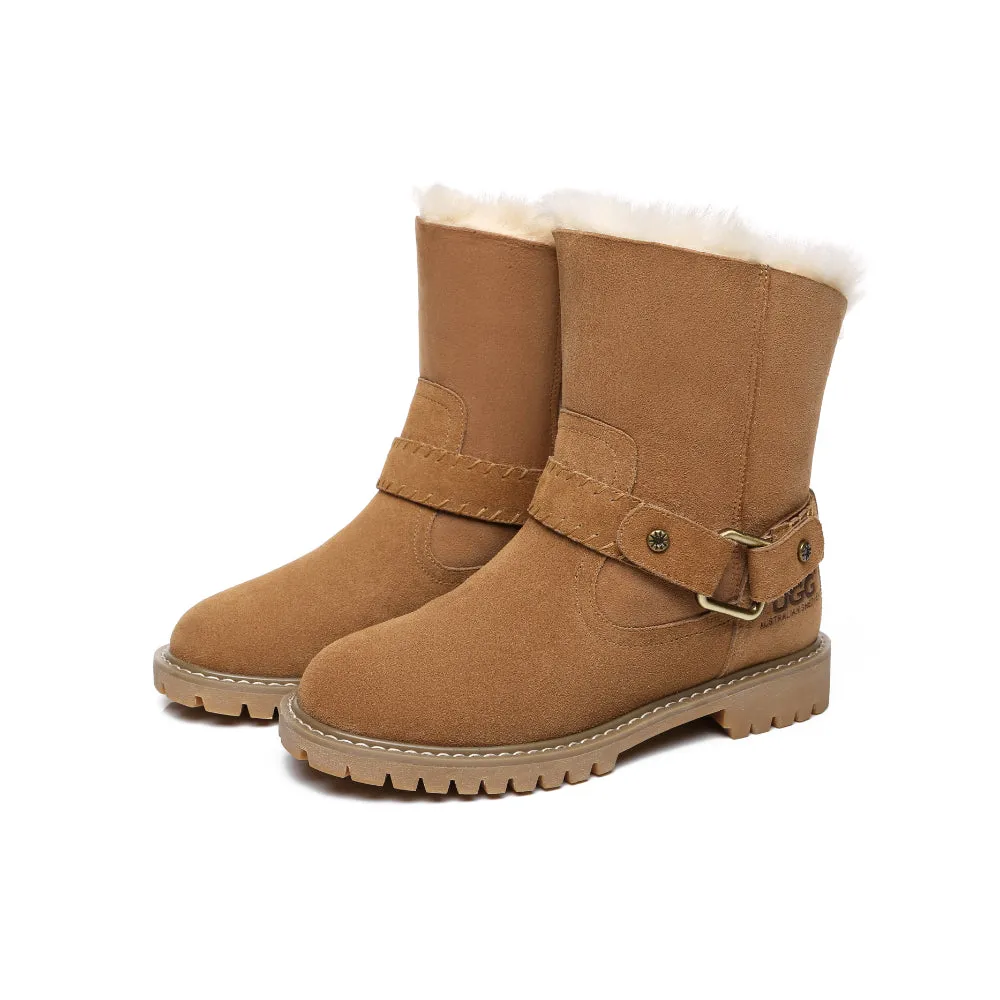 Australian Shepherd Fashion Boots Women Sarah Mid Calf