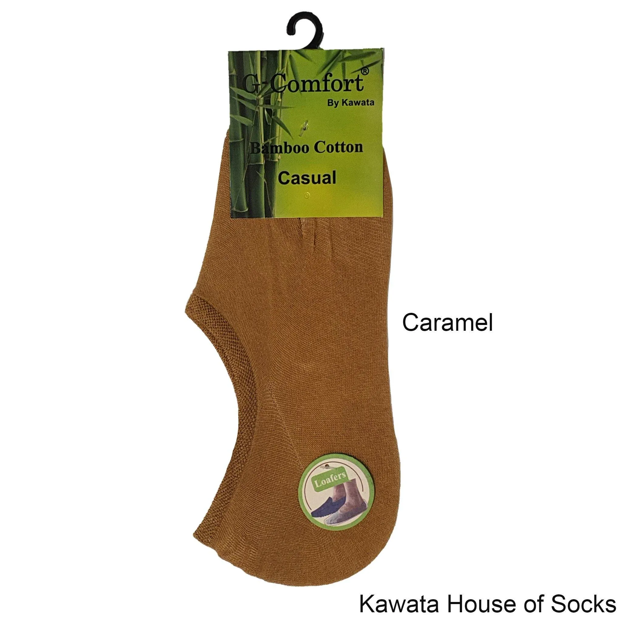 Bamboo Loafer Socks/No-Show Socks with Non-Slip Inner Heel