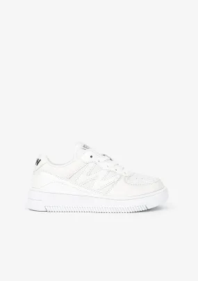 B&W White Glow in the Dark Sneakers