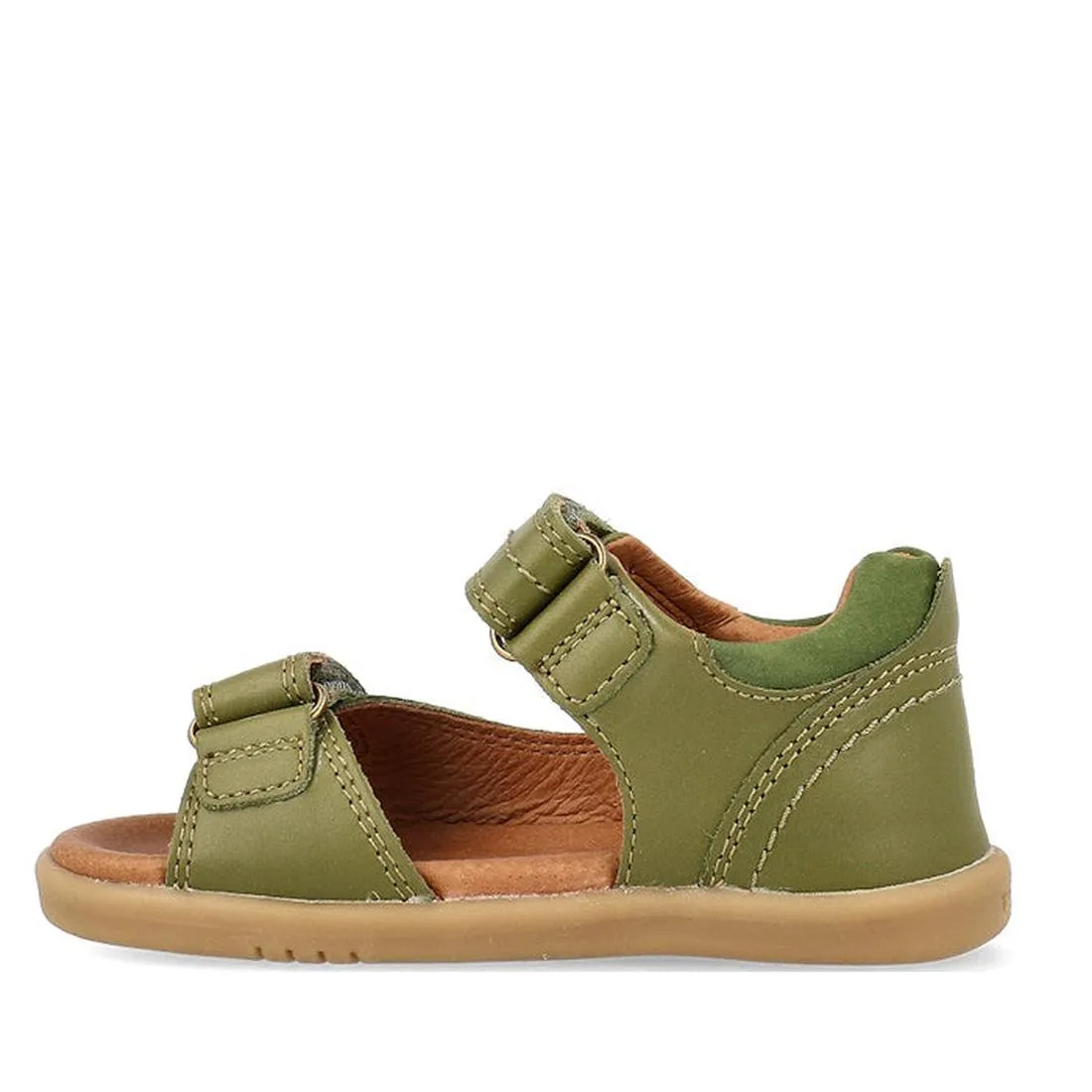 Bobux Kid  Plus Driftwood Sea Kelp Green Open Toe Sandal 833518