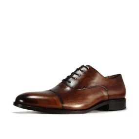 Cap Toe Oxford (rubber Sole) Castagna
