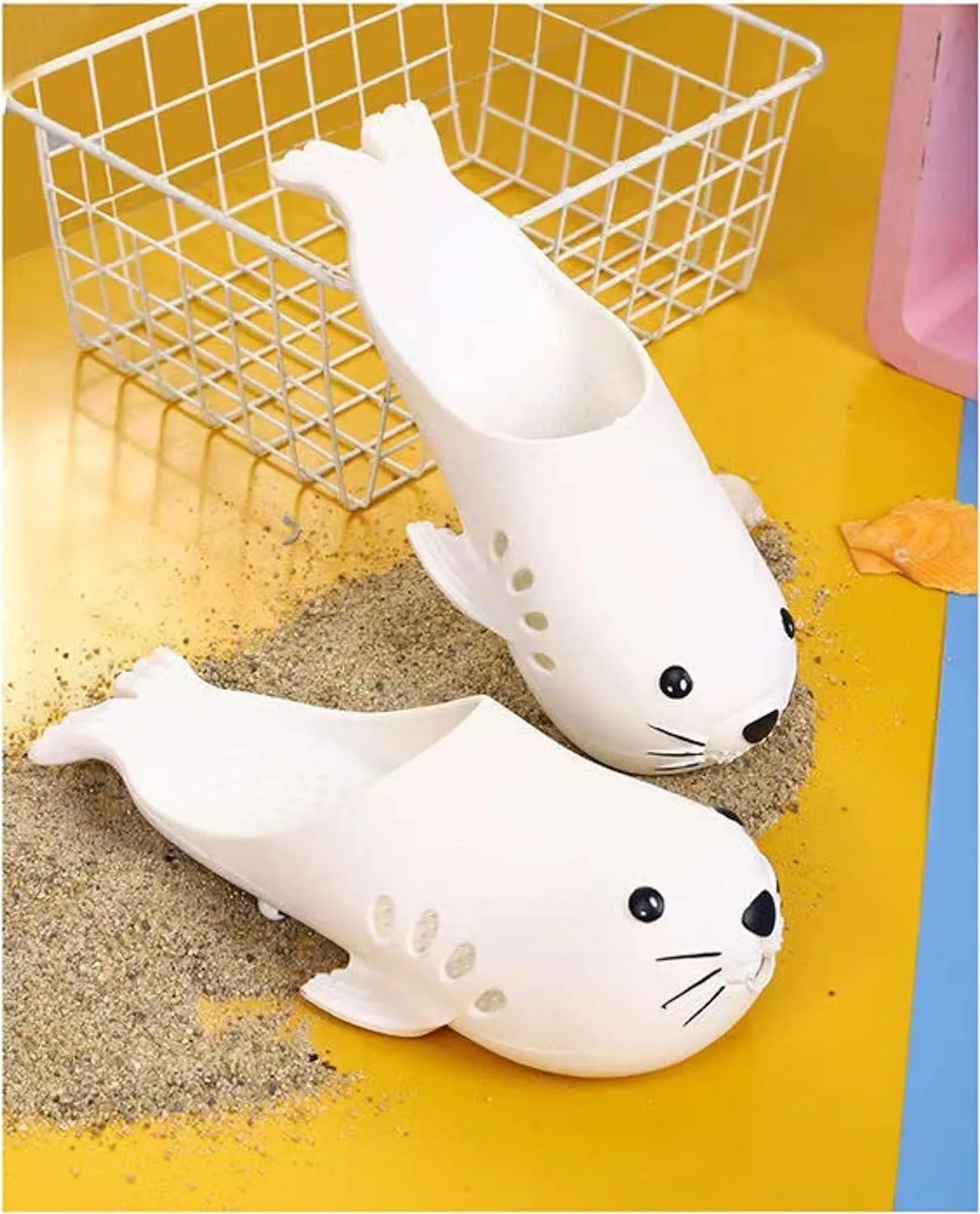 Cartoon Animal Slippers Summer Cute Home Shoes Bathroom Beach Slippers Unisex