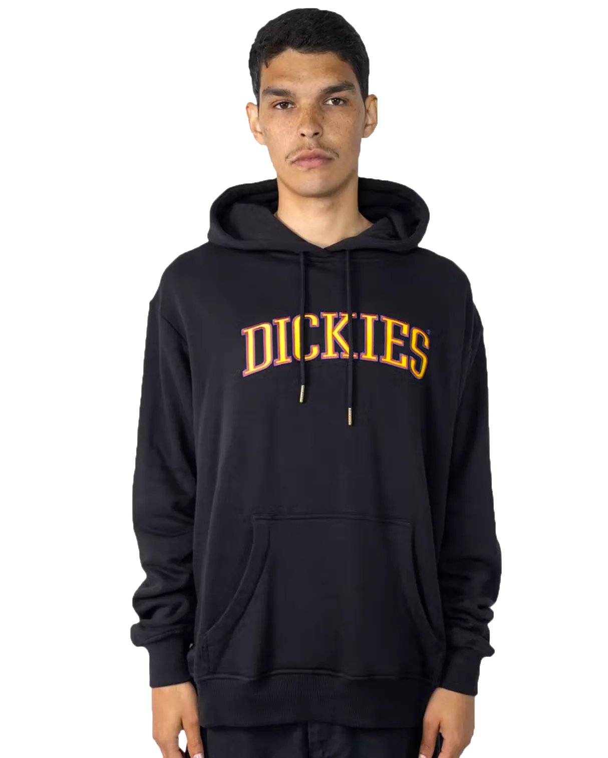 COLLEGIATE TRI-COLOUR PULL OVER HOODY