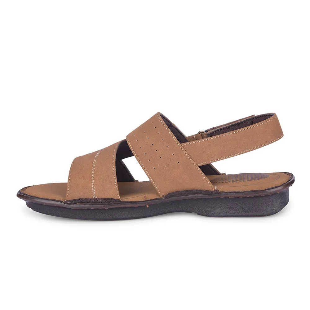 Coolers By Liberty Mens LIONARDO Tan Casual Sandal