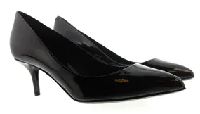 Dolce & Gabbana Black Classic Kitten Heel Pumps-EU36.5