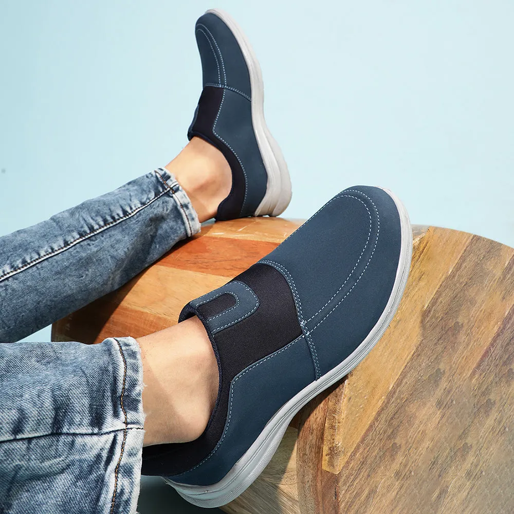 Force 10 Men's Blue Casual Non Lacing (STEPHEN-22)