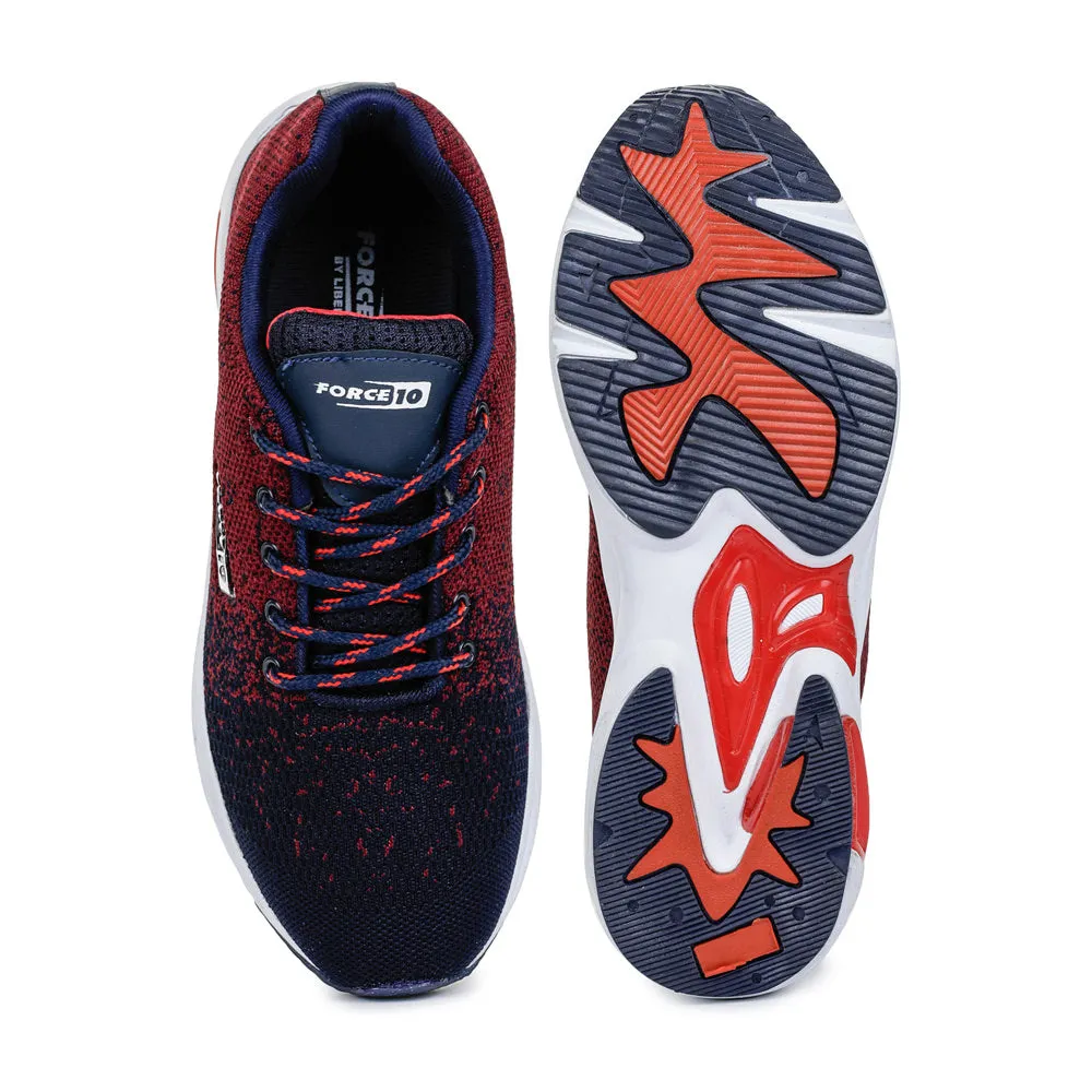 Force 10 Men's Maroon Sports Lacing (JME-17E)