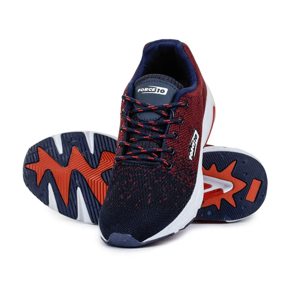 Force 10 Men's Maroon Sports Lacing (JME-17E)