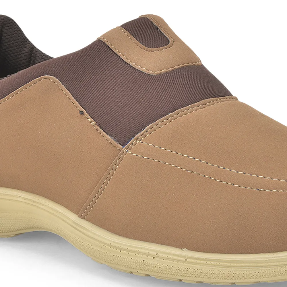Force 10 Men's Tan Casual Non Lacing (STEPHEN-22)