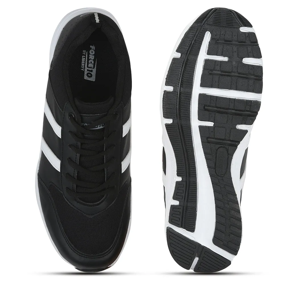 FORCE 10 Sports Lacing Shoe For Men (Black) LB46-SNE By Liberty