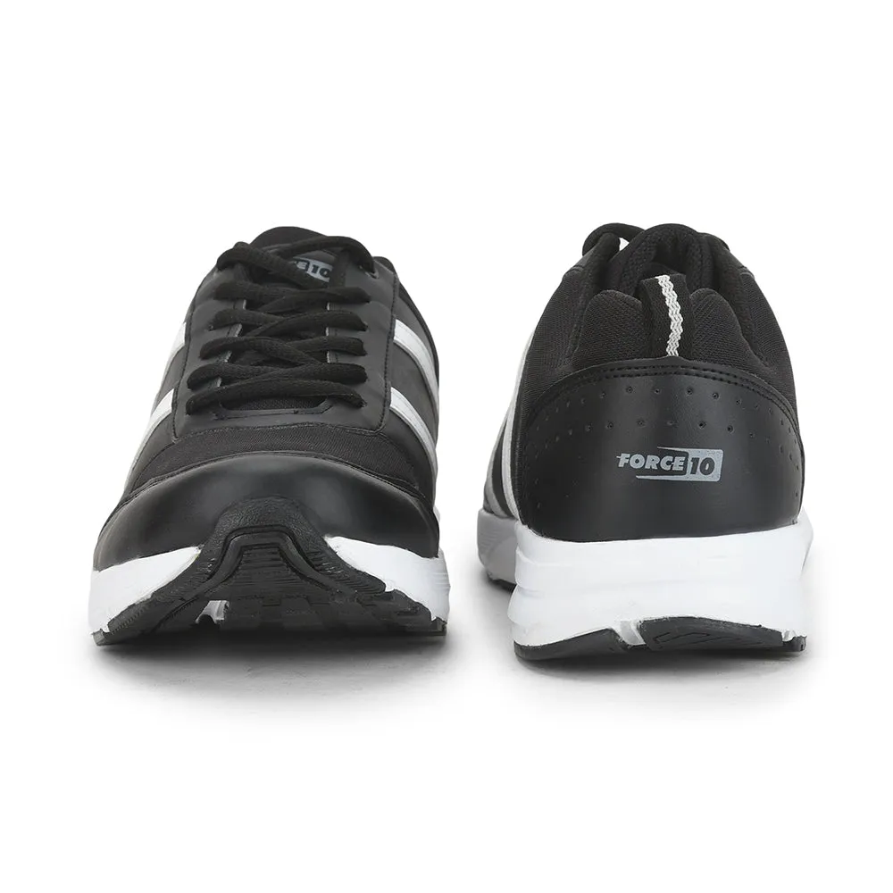 FORCE 10 Sports Lacing Shoe For Men (Black) LB46-SNE By Liberty