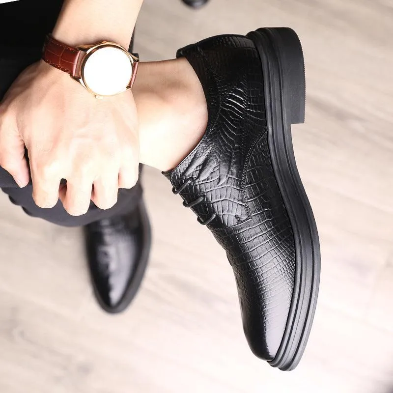 Formal Men's Low Top Leather Shoes