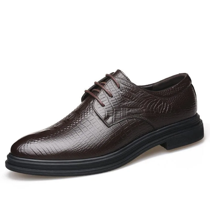 Formal Men's Low Top Leather Shoes