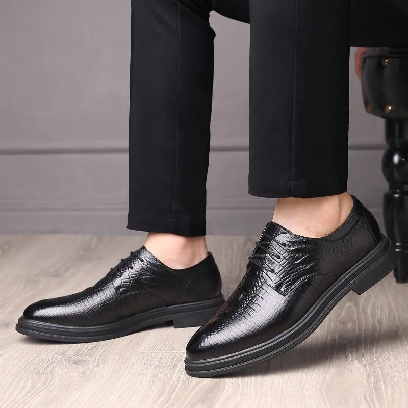 Formal Men's Low Top Leather Shoes