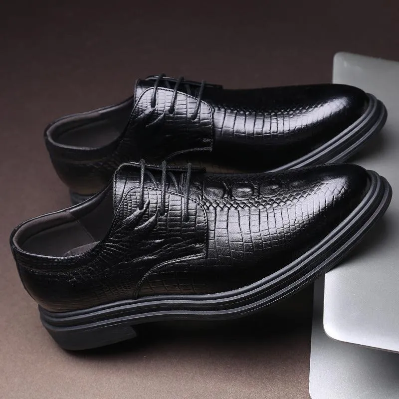 Formal Men's Low Top Leather Shoes