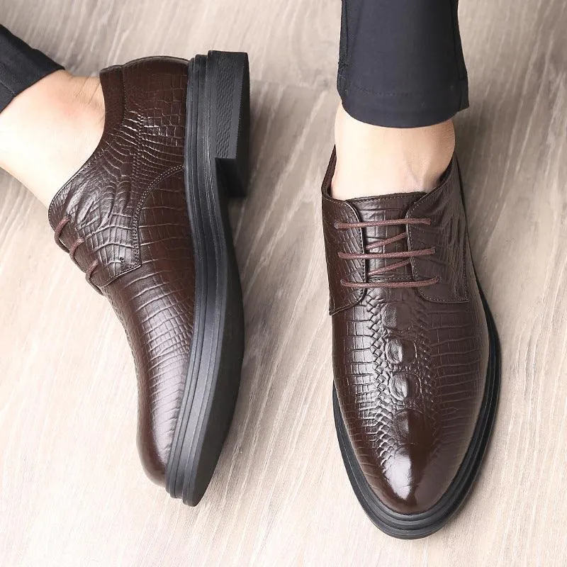Formal Men's Low Top Leather Shoes