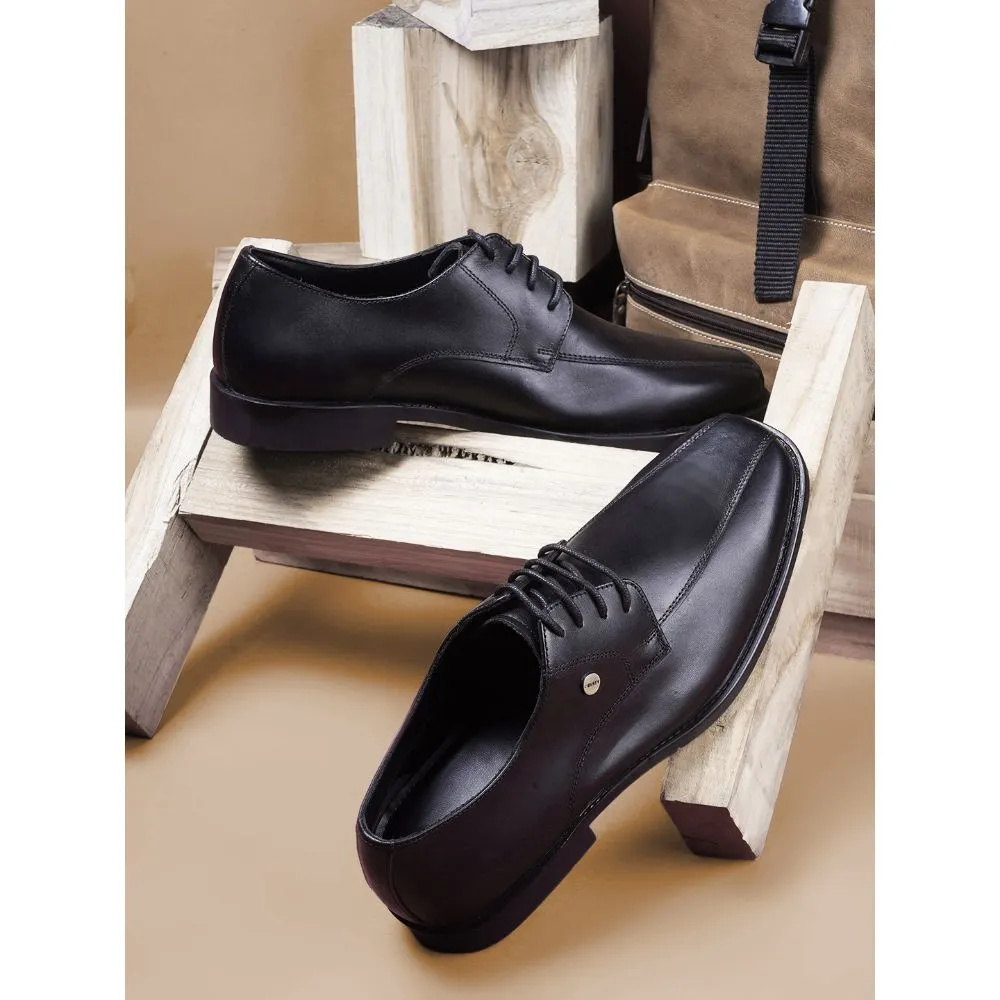 Fortune By Liberty Men ECO-01E Black Formal Lacing Shoes