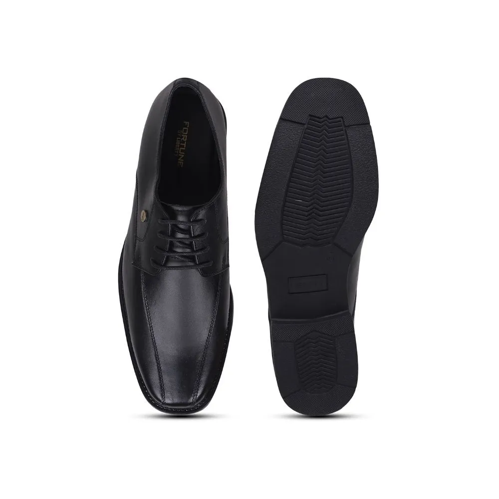 Fortune By Liberty Men ECO-01E Black Formal Lacing Shoes
