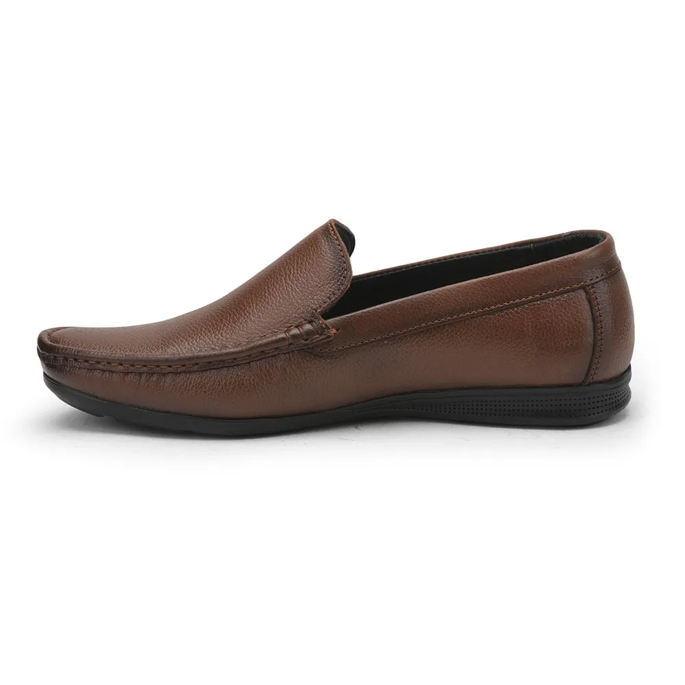 Fortune (Tan) Casual Loafer Shoes For Men HOL-106 By Liberty