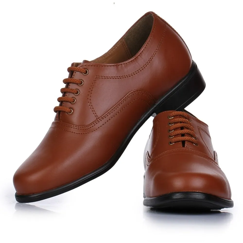 Fortune Tan Classic Oxford Shoes for Men - Stylish & Elegant 7168-04 by Liberty