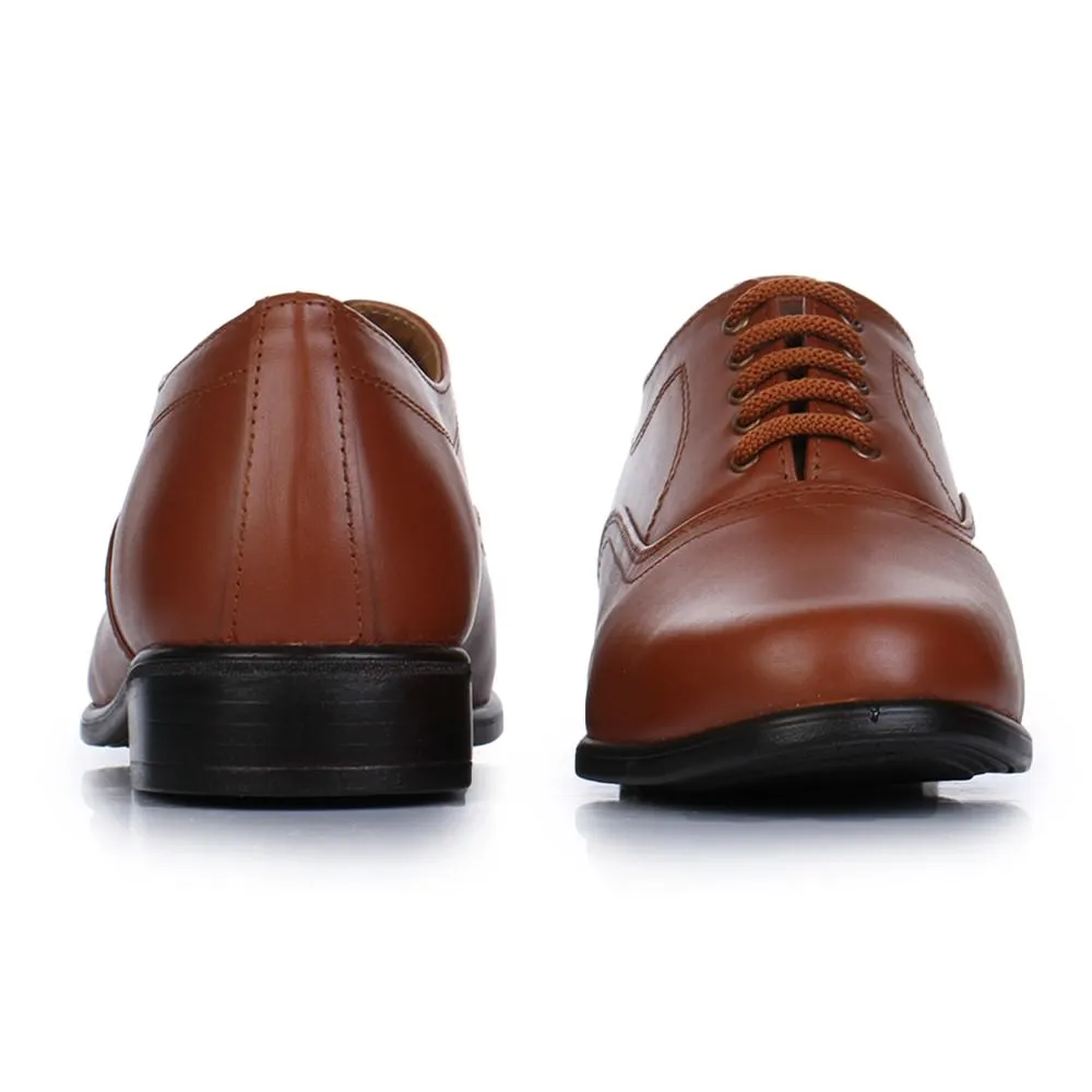 Fortune Tan Classic Oxford Shoes for Men - Stylish & Elegant 7168-04 by Liberty