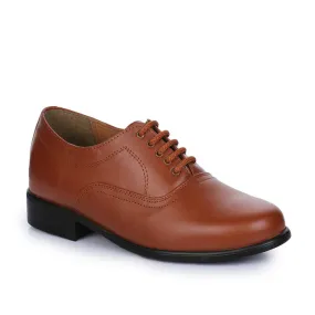 Fortune Tan Classic Oxford Shoes for Men - Stylish & Elegant 7168-04 by Liberty