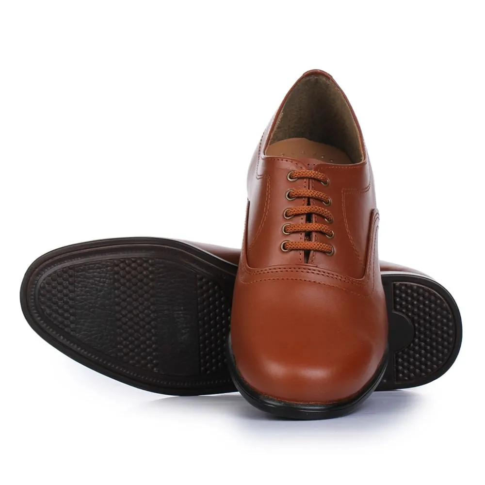 Fortune Tan Classic Oxford Shoes for Men - Stylish & Elegant 7168-04 by Liberty