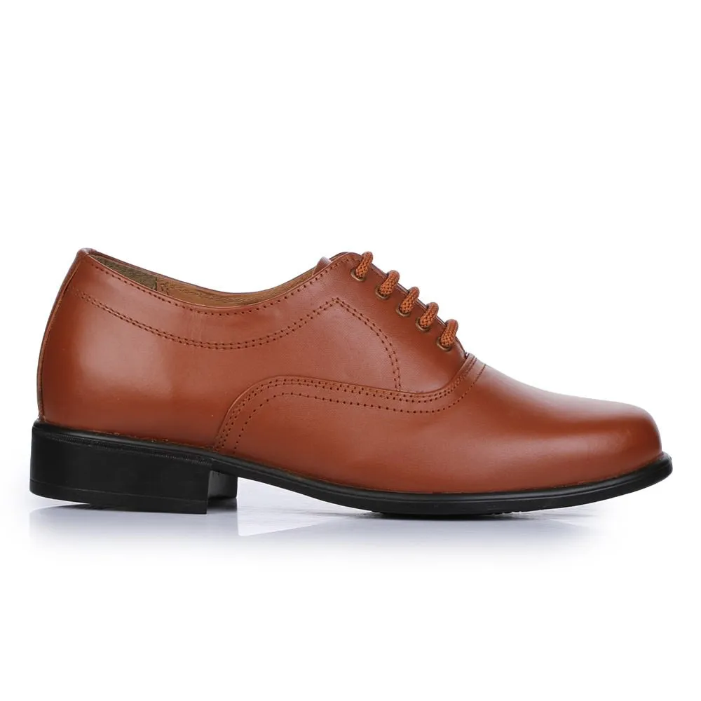 Fortune Tan Classic Oxford Shoes for Men - Stylish & Elegant 7168-04 by Liberty