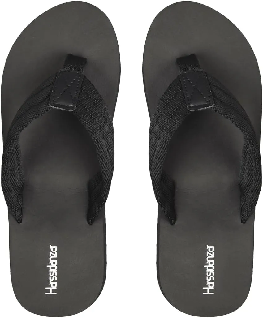 Harssidanzar Womens Platform Wedge Flip Flops Casual Summer Beach Comfortable Thong Sandals SL264US