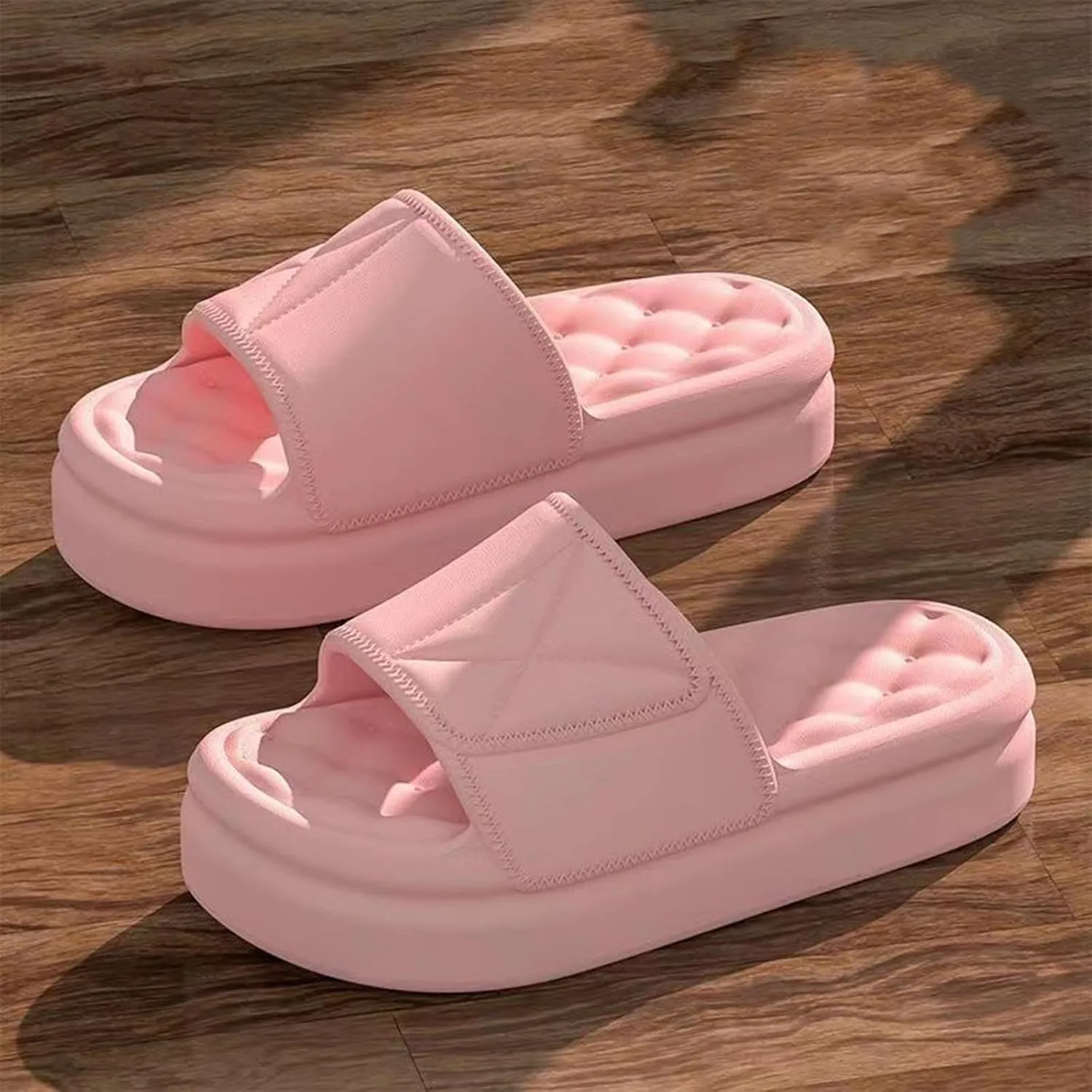 Indoor Slipper Mens Cloud Slides Womens Pillow Slippers Showers Sandals Shower Slides Open Toe Room Spa Living