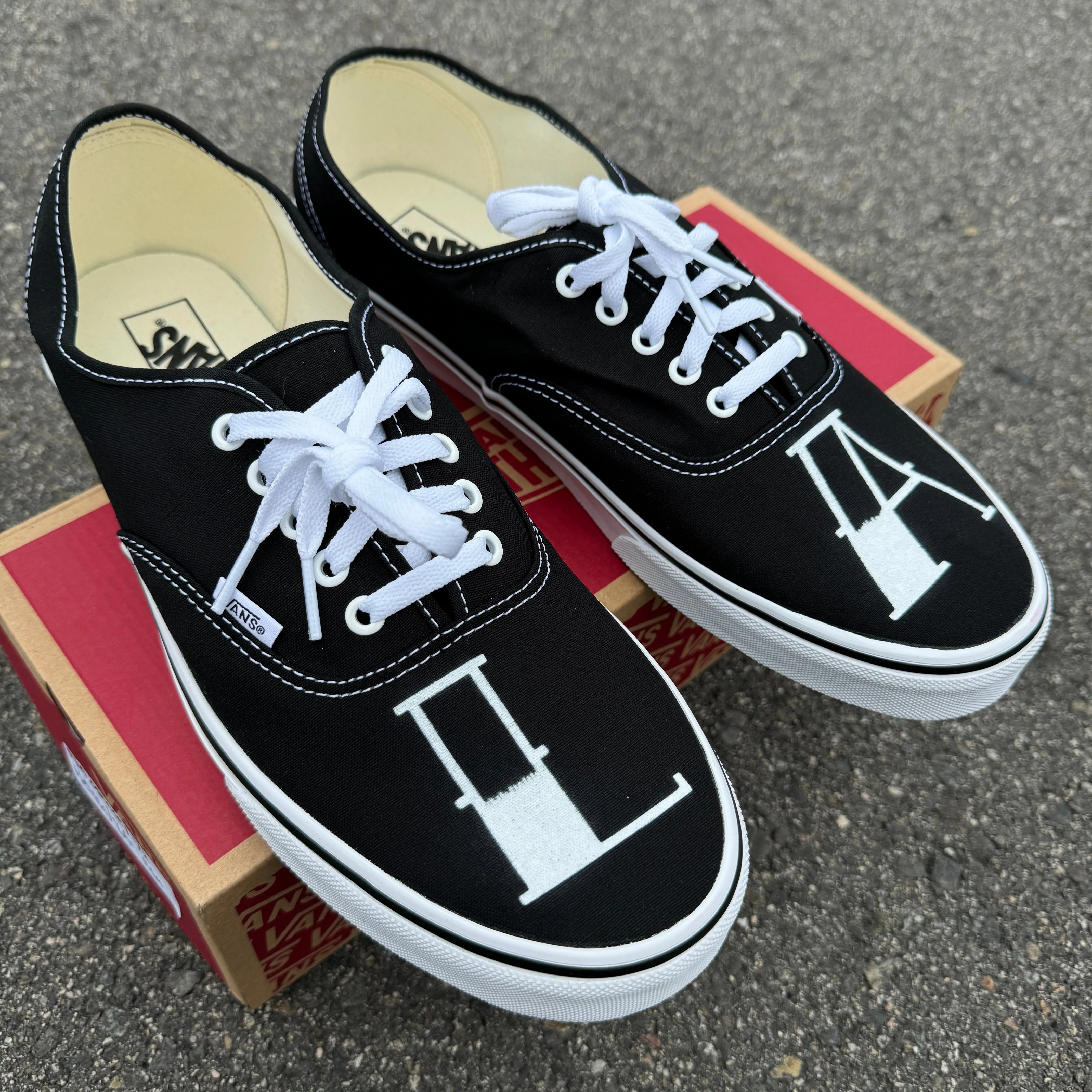 LA Custom Black Slip On Authentic