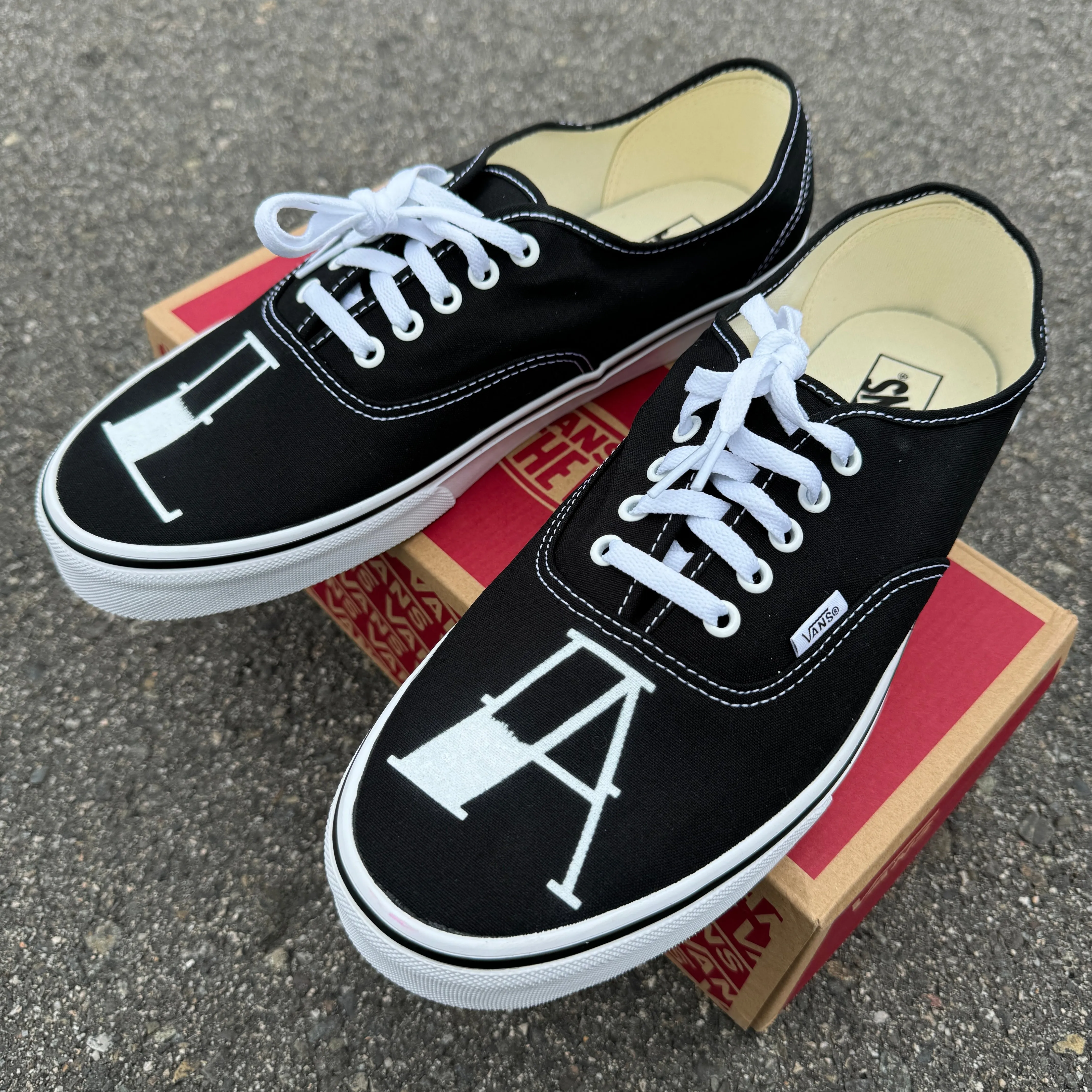 LA Custom Black Slip On Authentic