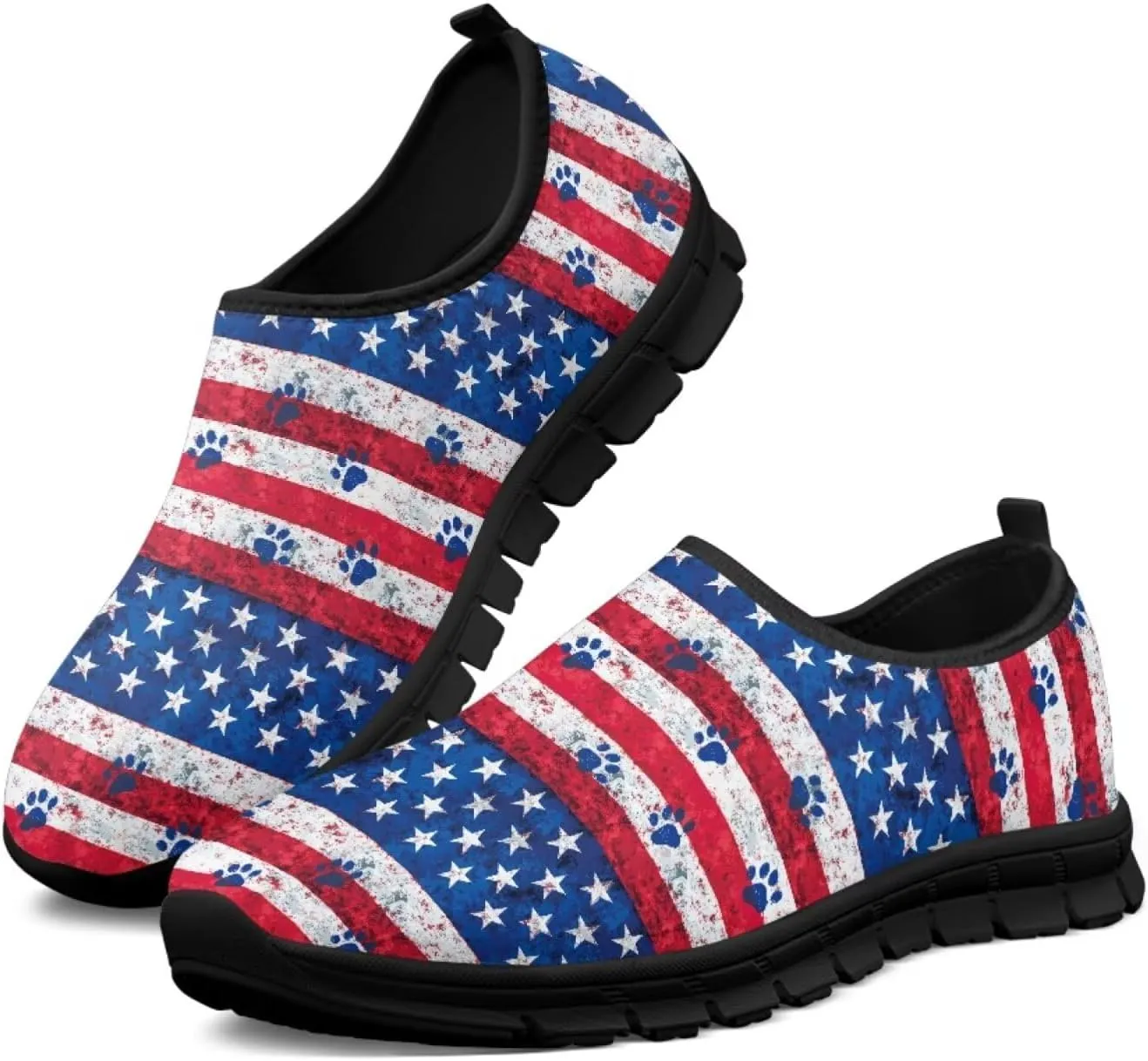Mens Slip on Shoes Casual Loafers Running Sneakers Slip on Walking Sneakers with Black EVA Sole