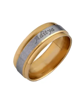 Name Engraved Men Ring